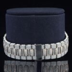 Classic Sapphire Crystal Iced Out Automatic Watch