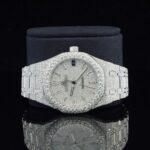 Marvellous Moissanite Diamond Automatic Watch with Swiss Movement