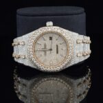 Moissanite Diamond Iced Out Automatic Wrist Watch for Men
