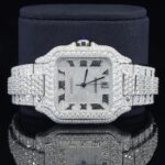 Brilliant Roman Number Moissanite Fully Iced Out Watch