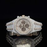 Fabulous Diamond Fully Iced Out Moissanite Fully Automatic Watch