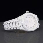 Unique Fully Iced Out Moissanite Diamond Automatic Watch for Men