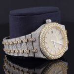 Fabulous Iced Out Automatic Analog Diamond Moissanite Watch