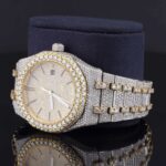 Fabulous Iced Out Automatic Analog Diamond Moissanite Watch