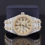 Fabulous Iced Out Automatic Analog Diamond Moissanite Watch