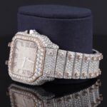 Fully Automatic Unique Iced Out Moissanite Watch
