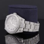 Full Iced Out Diamond Automatic Moissanite Oyster Roman Dial Watch