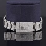 Full Iced Out Diamond Automatic Moissanite Oyster Roman Dial Watch