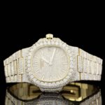 Automatic Moissanite Watch with Sapphire Crystal for Men