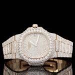 Automatic Moissanite Watch with Sapphire Crystal for Men