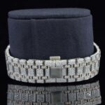 Iced Out Luxury Moissanite Watch Arabic Numericals Automatic Movement for Men