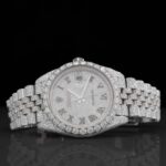 Two Tone Iced Out Jubilee Bracelet Automatic Moissanite Watch for Men