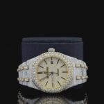 Fabulous Iced Out Automatic Analog Diamond Moissanite Watch