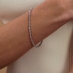 3/4 CTW Round Lab-Grown Diamond Tulip Prong Tennis Bracelet